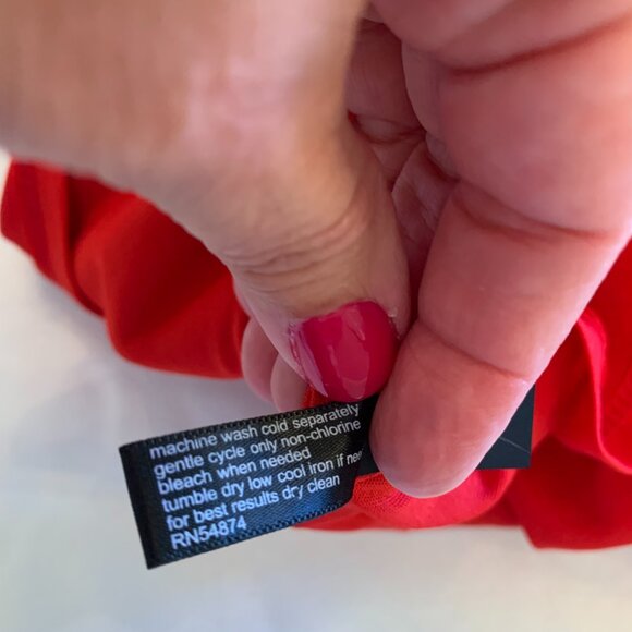 Red Body Con Dress The Limited Size 8 Elbow length sleeves - Picture 7 of 8